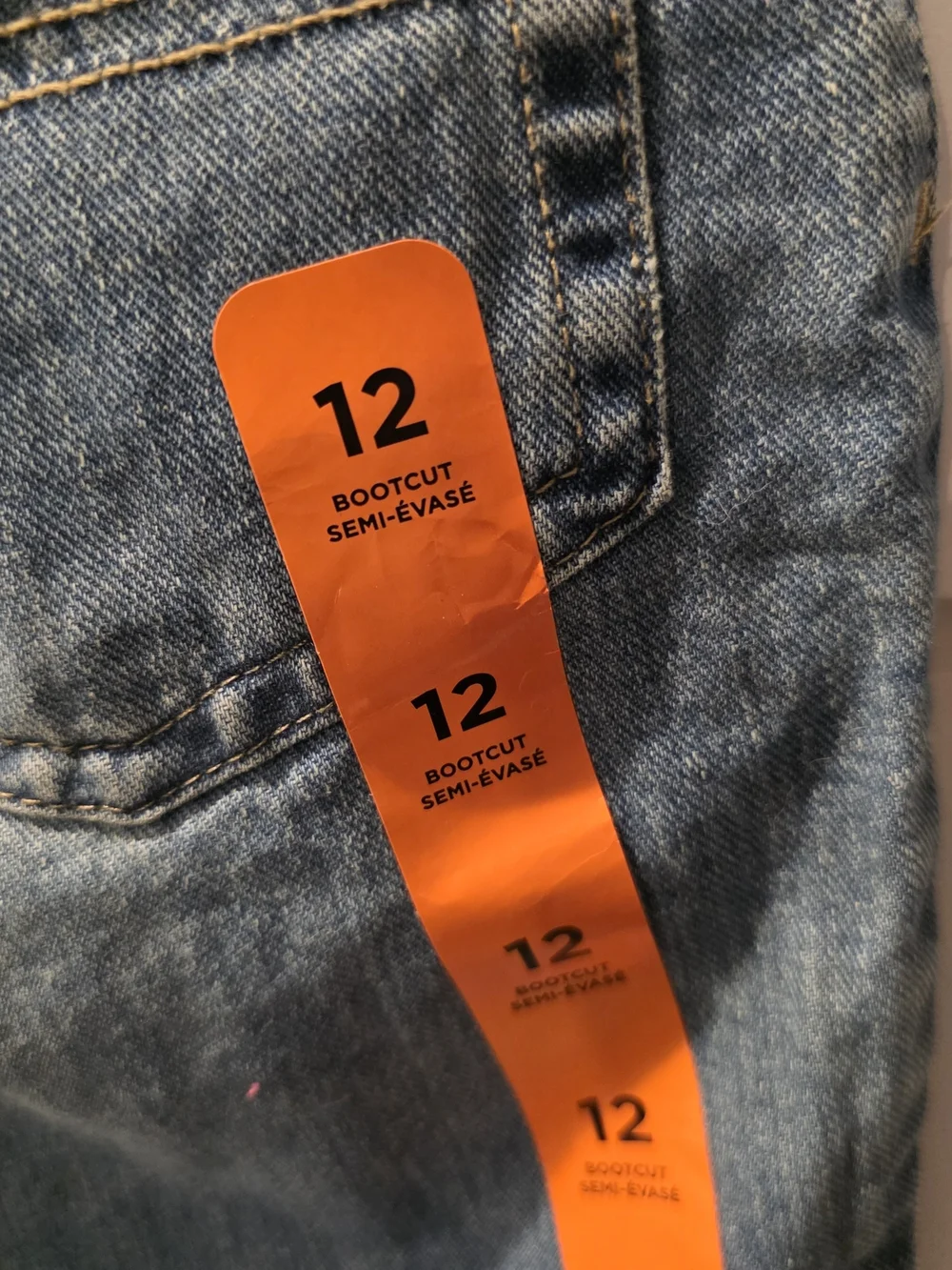 The Children's Place Light Blue Bootcut Jeans - Kids 12 Adjustable Waist